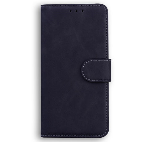 EIDERWOOD iPhone 17e / 16e Kunst Skinn Flip Deksel m. Stativ & Pung - Svart