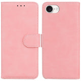 EIDERWOOD iPhone 17e / 16e Kunst Skinn Flip Deksel m. Stativ & Pung - Rosa