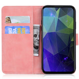 EIDERWOOD iPhone 17e / 16e Kunst Skinn Flip Deksel m. Stativ & Pung - Rosa
