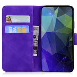 EIDERWOOD iPhone 17e / 16e Kunst Skinn Flip Deksel m. Stativ & Pung - Lilla