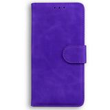 EIDERWOOD iPhone 17e / 16e Kunst Skinn Flip Deksel m. Stativ & Pung - Lilla