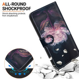 EIDERWOOD iPhone 17e / 16e Kunstskinn Deksel med Lommebok og Stropp - Lilla Peon