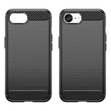 EIDERWOOD iPhone 17e / 16e Brushed Carbon Deksel - Svart