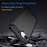 EIDERWOOD iPhone 17e / 16e Brushed Carbon Deksel - Svart