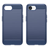 EIDERWOOD iPhone 17e / 16e Brushed Carbon Deksel - Blå