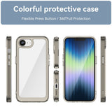 EIDERWOOD iPhone 17e / 16e Hybrid Plast Deksel - Gjennomsiktig / Grå