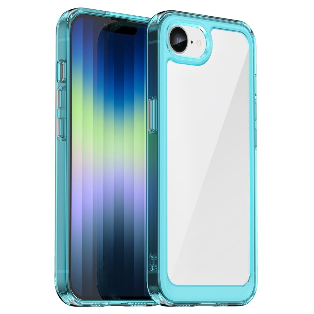 EIDERWOOD iPhone 17e / 16e Hybrid Plast Deksel - Gjennomsiktig / Turkis
