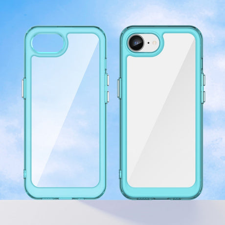 EIDERWOOD iPhone 17e / 16e Hybrid Plast Deksel - Gjennomsiktig / Turkis