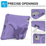 EIDERWOOD iPad Air 11" (2026 / 2025 / 2024) Butterfly Kickstand Barnedeksel - Lilla