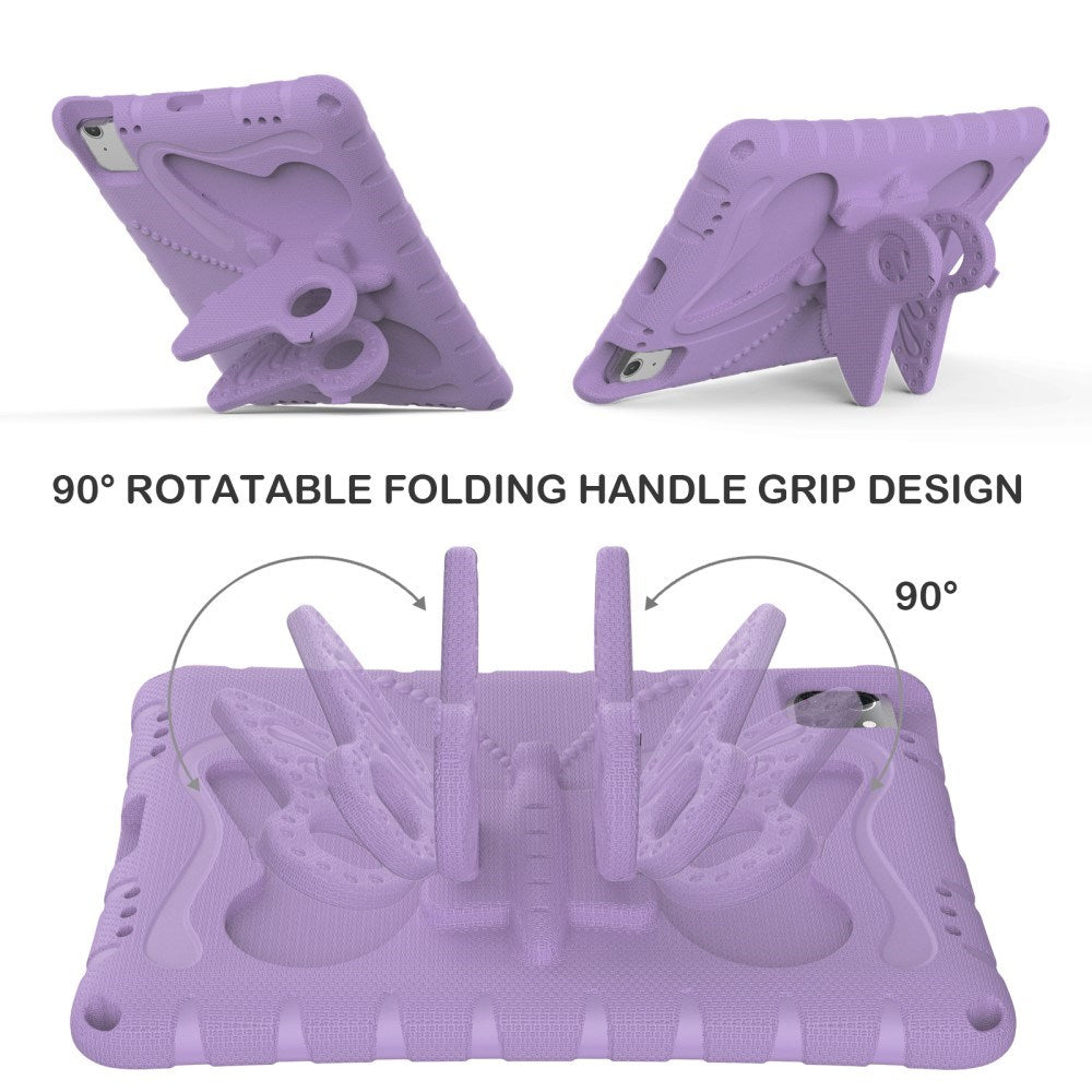 EIDERWOOD iPad Air 11" (2026 / 2025 / 2024) Butterfly Kickstand Barnedeksel - Lilla