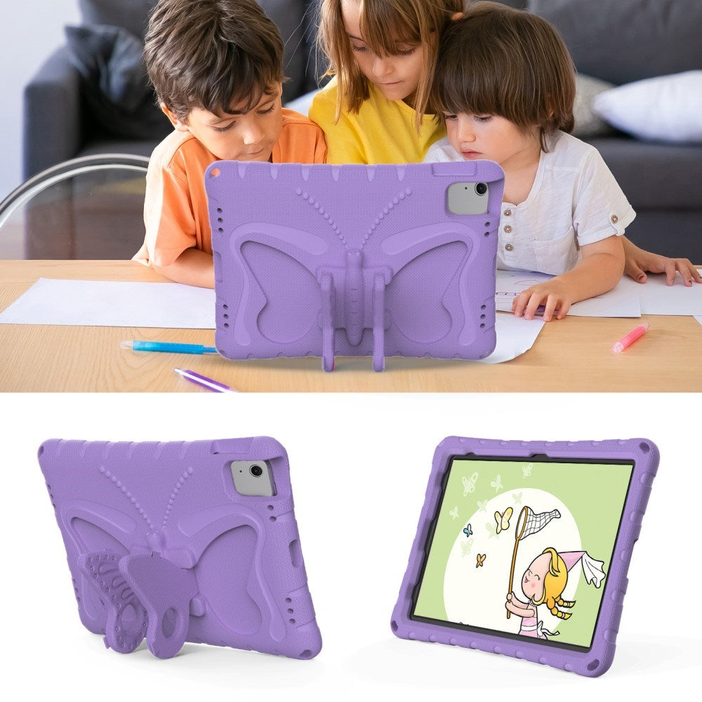 EIDERWOOD iPad Air 11" (2026 / 2025 / 2024) Butterfly Kickstand Barnedeksel - Lilla