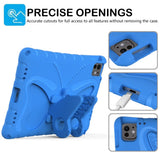 EIDERWOOD iPad Pro 11" (2025 / 2024) Butterfly Kickstand Barnedeksel - Blå