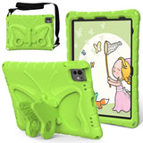 EIDERWOOD iPad Pro 11" (2025 / 2024) Butterfly Kickstand Barnedeksel - Grønn