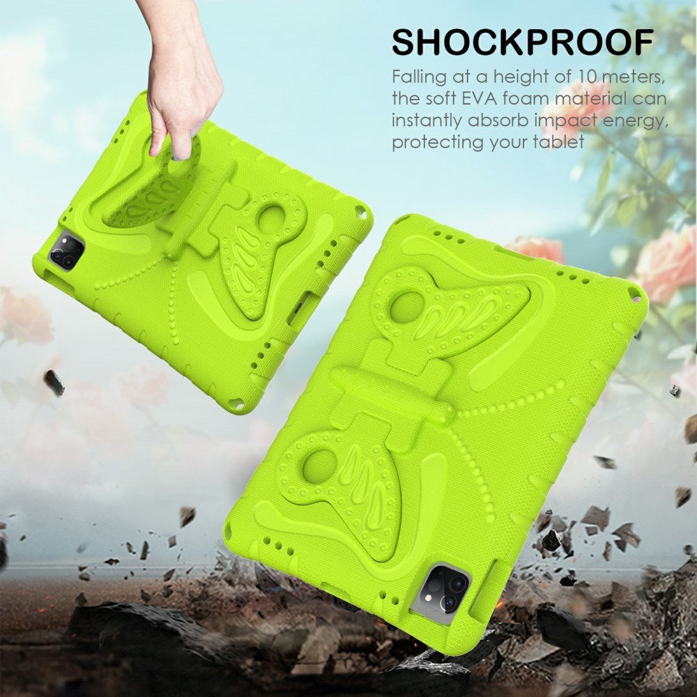 EIDERWOOD iPad Air 13" (2026 / 2025 / 2024) / Pro 13" (2025 / 2024) / Pro 12.9" (2022-2018) Butterfly Kickstand Barnedeksel - Grønn