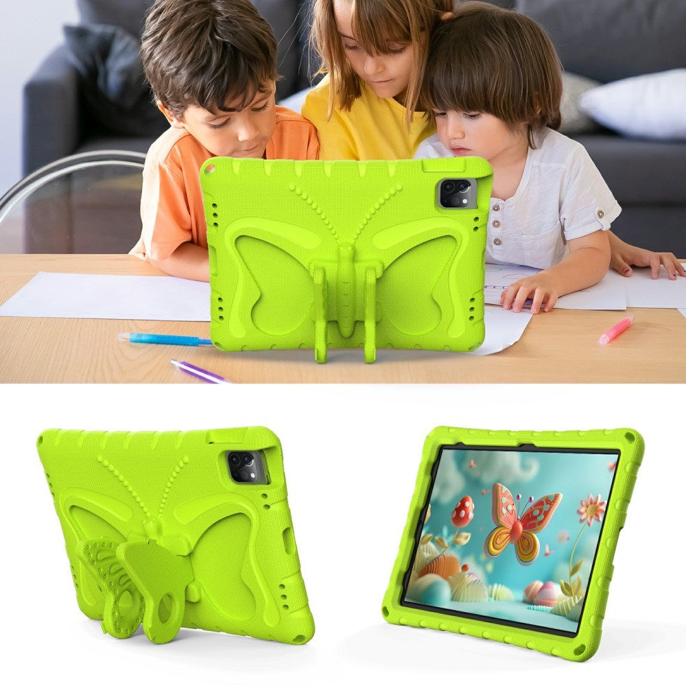 EIDERWOOD iPad Air 13" (2026 / 2025 / 2024) / Pro 13" (2025 / 2024) / Pro 12.9" (2022-2018) Butterfly Kickstand Barnedeksel - Grønn