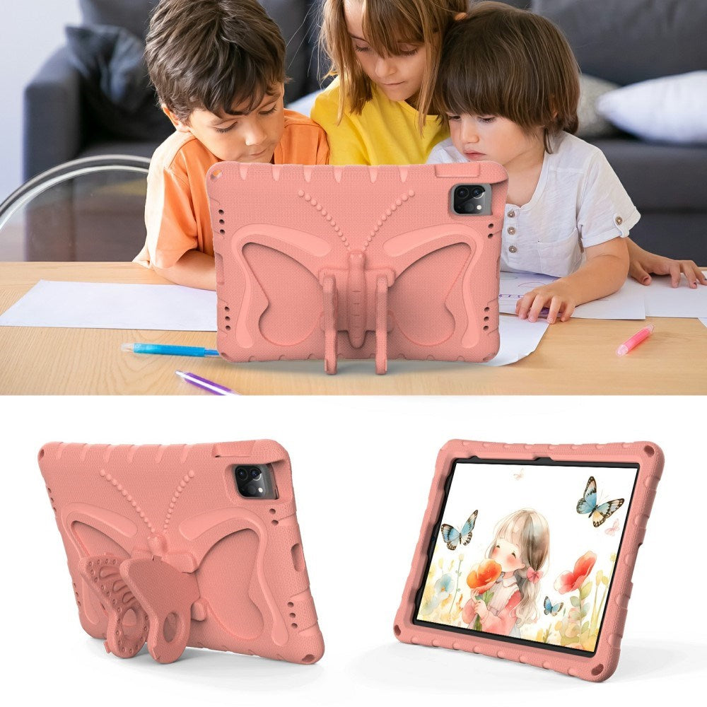 EIDERWOOD iPad Air 13" (2026 / 2025 / 2024) / Pro 13" (2025 / 2024) / Pro 12.9" (2022-2018) Butterfly Kickstand Barnedeksel - Korall