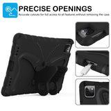 EIDERWOOD iPad Air 13" (2026 / 2025 / 2024) / Pro 13" (2025 / 2024) / Pro 12.9" (2022-2018) Butterfly Kickstand Barnedeksel - Svart