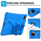 EIDERWOOD iPad Air 13" (2026 / 2025 / 2024) / Pro 13" (2025 / 2024) / Pro 12.9" (2022-2018) Butterfly Kickstand Barnedeksel - Blå