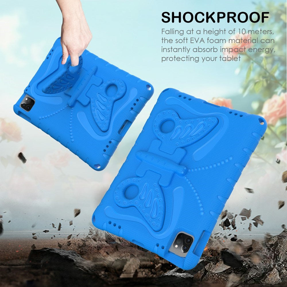 EIDERWOOD iPad Air 13" (2026 / 2025 / 2024) / Pro 13" (2025 / 2024) / Pro 12.9" (2022-2018) Butterfly Kickstand Barnedeksel - Blå