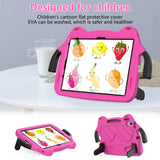 EIDERWOOD iPad Air 11" (2026 / 2025 / 2024) Barnedeksel - Smiley - Stativ og Håndtak - Rosa