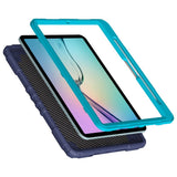 EIDERWOOD iPad Air 11" (2026 / 2025 / 2024) Barnedeksel m. Stativ & Håndtak - Mørkeblå