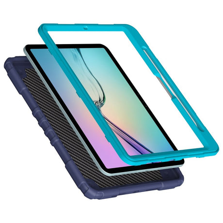 EIDERWOOD iPad Air 11" (2026 / 2025 / 2024) Barnedeksel m. Stativ & Håndtak - Mørkeblå