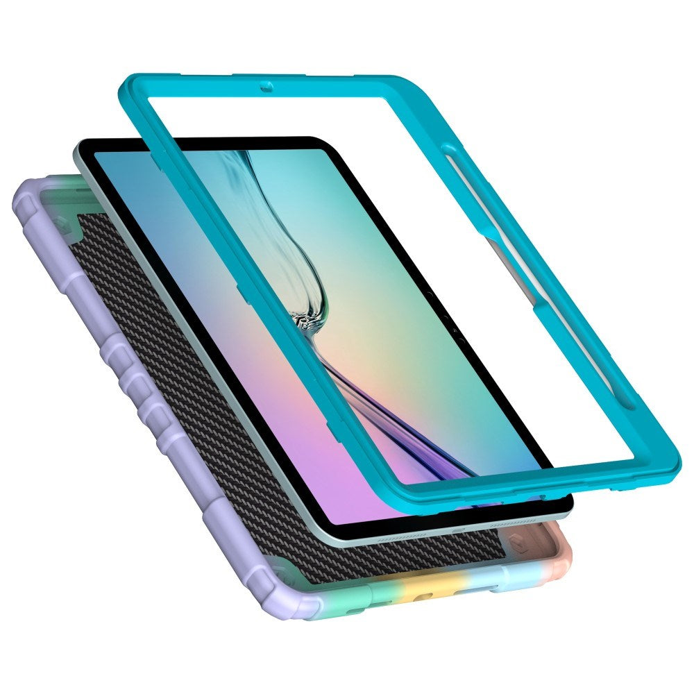 EIDERWOOD iPad Air 11" (2026 / 2025 / 2024) Barnedeksel m. Stativ & Håndtak - Regnbue
