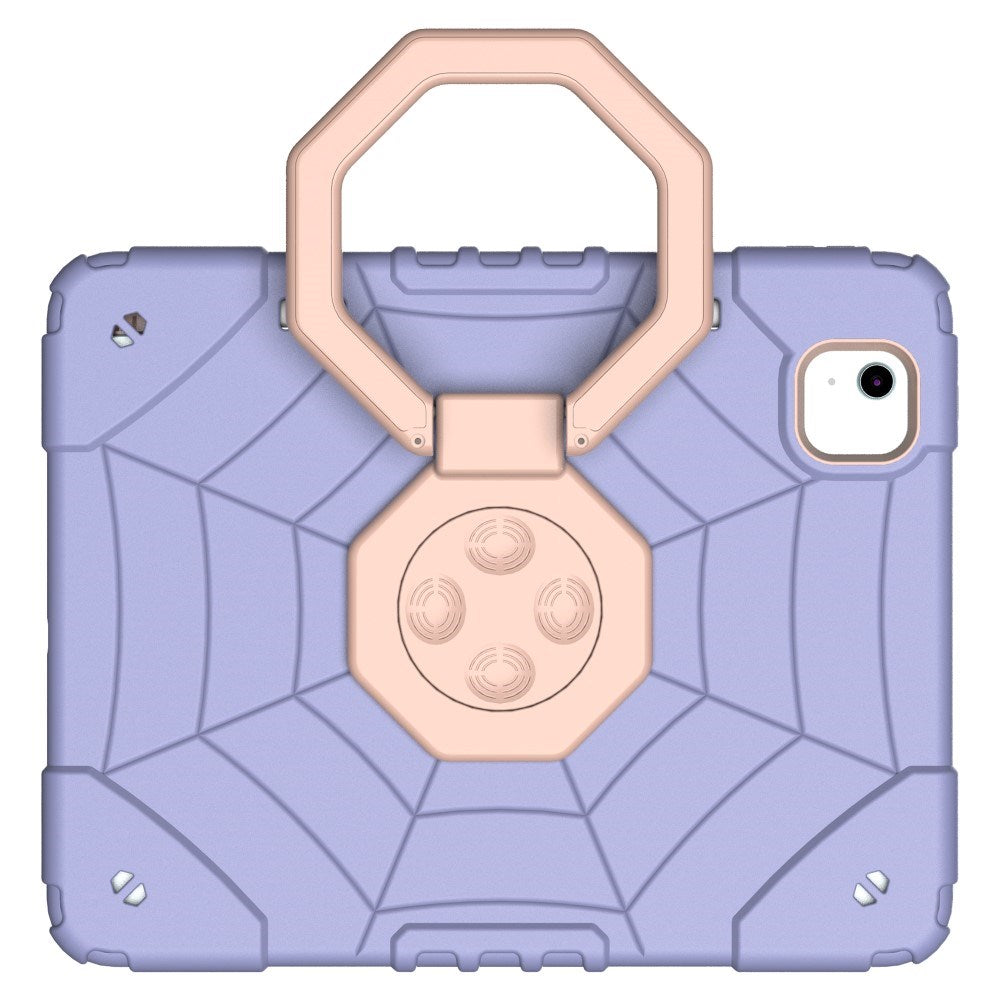 EIDERWOOD iPad Air 11" (2026 / 2025 / 2024) Barnedeksel m. Stativ & Håndtak - Lilla