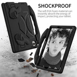 Samsung Galaxy Tab A11+ (Plus) / A9+ (Plus) EIDERWOOD Barn Deksel - Thumb Stativfunksjon Deksel - Svart