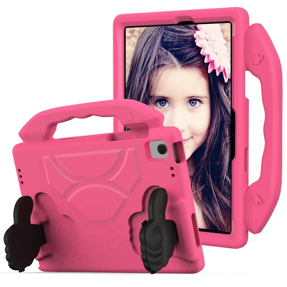 Samsung Galaxy Tab A11+ (Plus) / A9+ (Plus) EIDERWOOD Barn Deksel - Thumb Stativfunksjon Deksel - Rosa