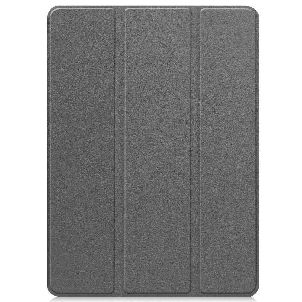 OnePlus Pad 2 Tri-Fold Læder Flip Deksel m. Vekkefunksjon - Grå