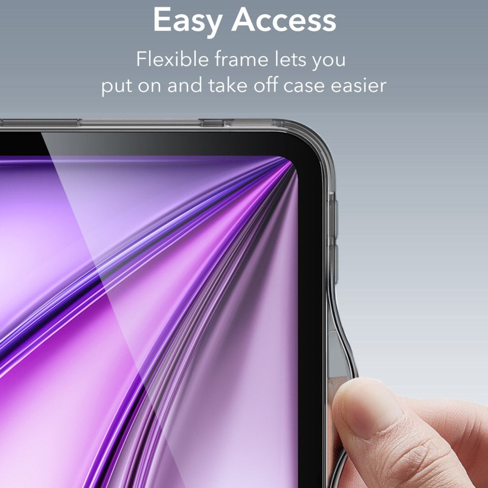 iPad Air 13" (2026 / 2025 / 2024) ESR Hybrid Deksel - Gjennomsiktig