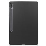 EIDERWOOD Samsung Galaxy Tab S10 Plus Kunstskinn Deksel m. Ståfunksjon - Svart