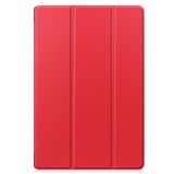 EIDERWOOD Samsung Galaxy Tab S10 Plus Kunstskinn Deksel m. Ståfunksjon - Rød