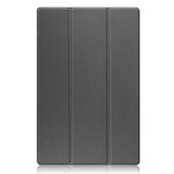 EIDERWOOD Samsung Galaxy Tab S10 Ultra Tri-Fold Kunstskinn Deksel m. Stativfunksjon - Grå