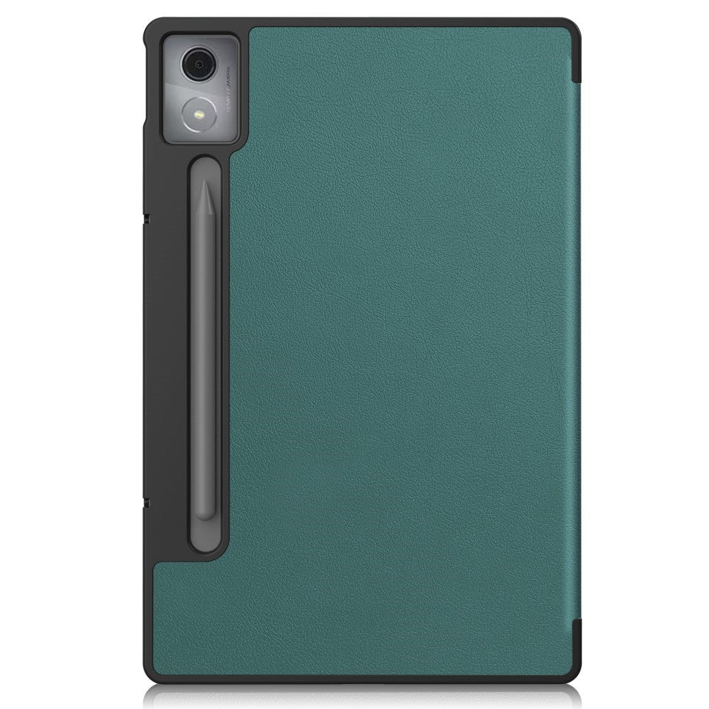 EIDERWOOD Lenovo IdeaTab Pro Kunstskinn Flip Deksel m. Stativfunksjon & Pencil Holder - Grønn