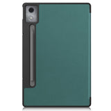 EIDERWOOD Lenovo IdeaTab Pro Kunstskinn Flip Deksel m. Stativfunksjon & Pencil Holder - Grønn