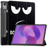 EIDERWOOD Lenovo IdeaTab Pro Tri-Fold Kunstskinn Flip Deksel m. Mønster - Don't Touch Me