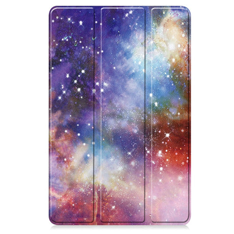 EIDERWOOD Lenovo IdeaTab Pro Tri-Fold Kunstskinn Flip Deksel m. Mønster - Galakse