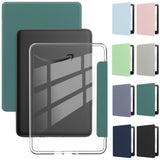 EIDERWOOD Amazon Kindle Paperwhite (2024) Kunstskinn Flip Deksel - Gjennomsiktig / Svart