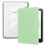 EIDERWOOD Amazon Kindle 11th Generation (2022) Kunstskinn Flip Deksel - Gjennomsiktig / Lysegrønn