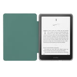 EIDERWOOD Amazon Kindle 11th Generation (2022) Kunstskinn Flip Deksel - Gjennomsiktig / Lyseblå