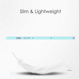 EIDERWOOD Samsung Galaxy Tab S10 Lite / S10 FE / S9 FE Flip Deksel - Stativfunksjon & Styluspennholder - Gjennomsiktig / Lys Blå