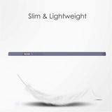 EIDERWOOD Samsung Galaxy Tab S10 Lite / S10 FE / S9 FE Flip Deksel - Stativfunksjon & Styluspennholder - Gjennomsiktig / Grå Lilla