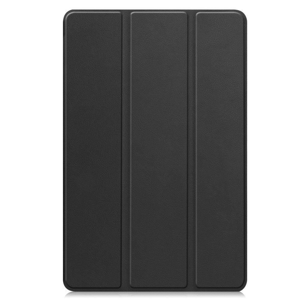 EIDERWOOD Samsung Galaxy Tab S10 FE+ (Plus) Kunstskinn Flip Deksel m. Stativfunksjon & Pencil Holder - Svart