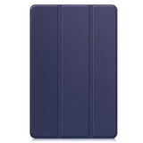 EIDERWOOD Samsung Galaxy Tab S10 FE+ (Plus) Kunstskinn Flip Deksel m. Stativfunksjon & Pencil Holder - Blå