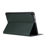 EIDERWOOD Lenovo Tab 10.1" Kunstskinn Flip Deksel med Stativ - Mørkegrønn