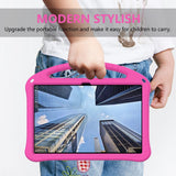 EIDERWOOD Lenovo Idea Tab Pro Anti-Drop Tablett Deksel med Håndtak og Stativfunksjon - Rosa
