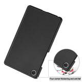 Lenovo Tab One 8.7" EIDERWOOD Kunstskinn Flipp Deksel - Svart