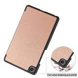 Lenovo Tab One 8.7" EIDERWOOD Kunstskinn Flipp Deksel - Rose Gold